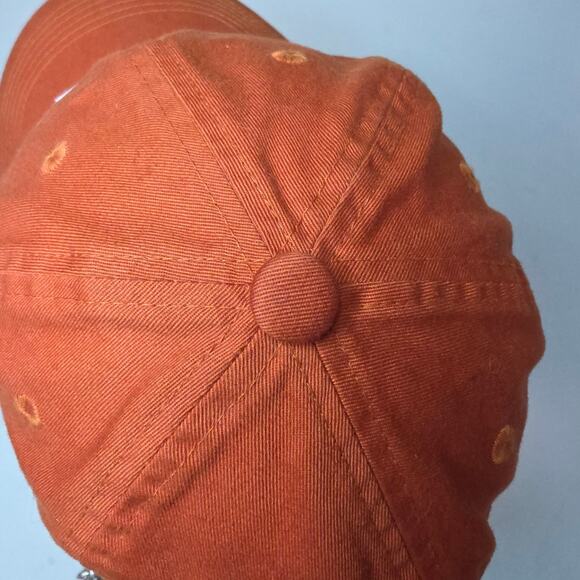 Austin Orange Hat by Frankie Jean. Austin, TX made. Rare. Unique. Stylish Texans - Picture 10 of 11